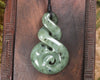 Hapopo Pounamu Koru Twist - NZ Greenstone