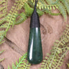 Kawakawa Pounamu Roimata Pendant - NZ Greenstone
