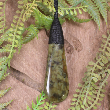 Rimu Pounamu Roimata Pendant - NZ Greenstone