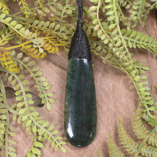 Rimu Pounamu Roimata Pendant - NZ Greenstone