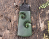 Hapopo Pounamu Toki with Koru