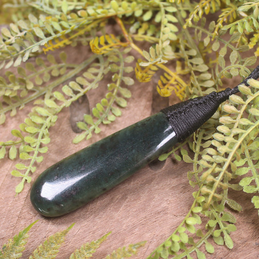Rimu Pounamu Roimata Pendant - NZ Greenstone