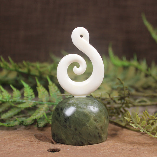 bone matau sculpture