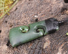 Hapopo Pounamu Toki with Koru