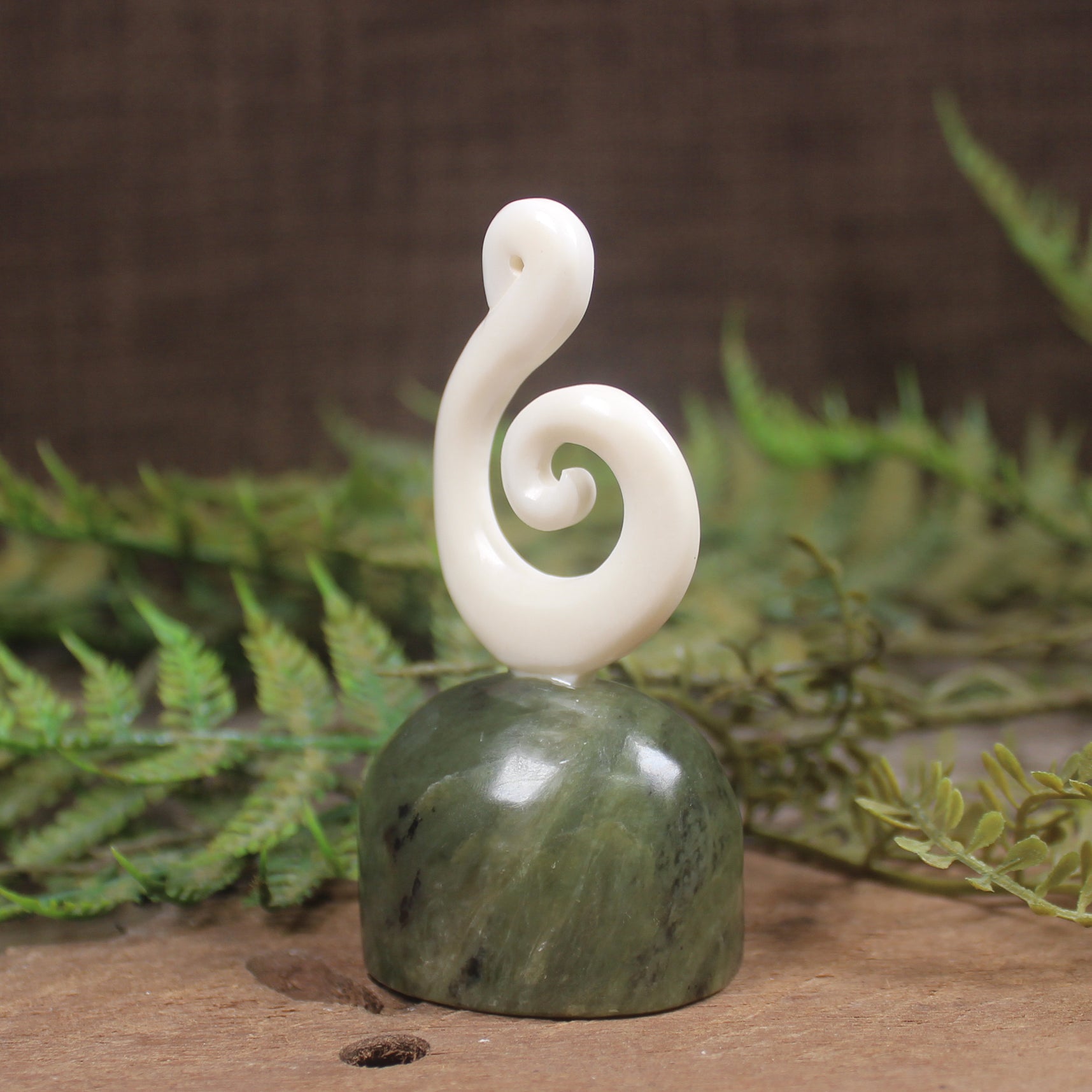 bone matau sculpture