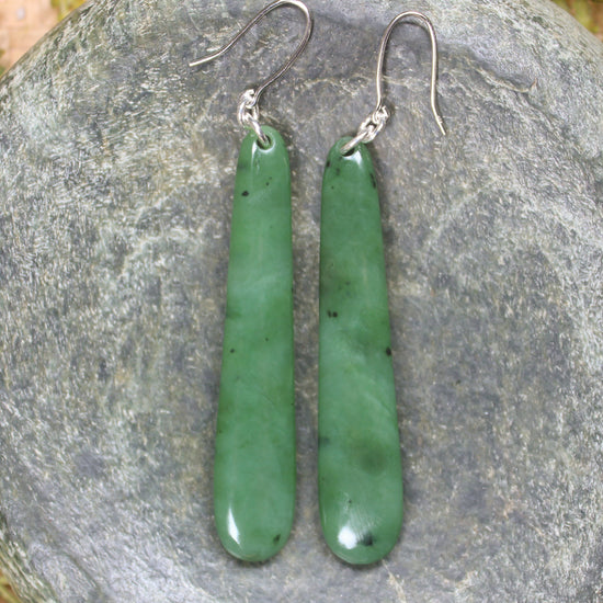 Hapopo Pounamu Earrings