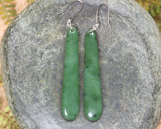 Hapopo Pounamu Earrings