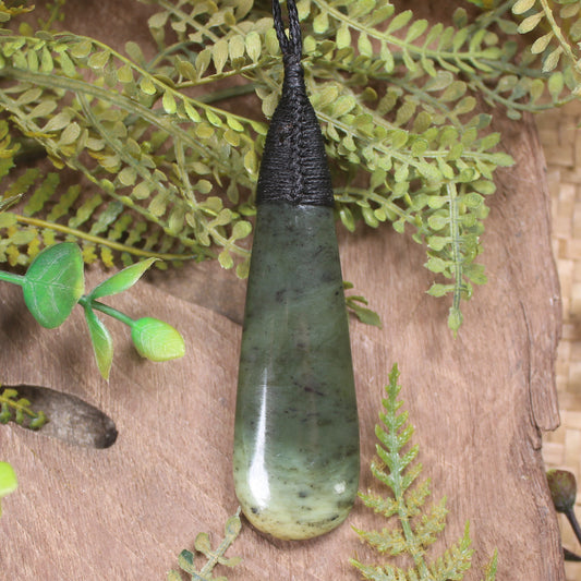 Rimu Pounamu Roimata Pendant - NZ Greenstone
