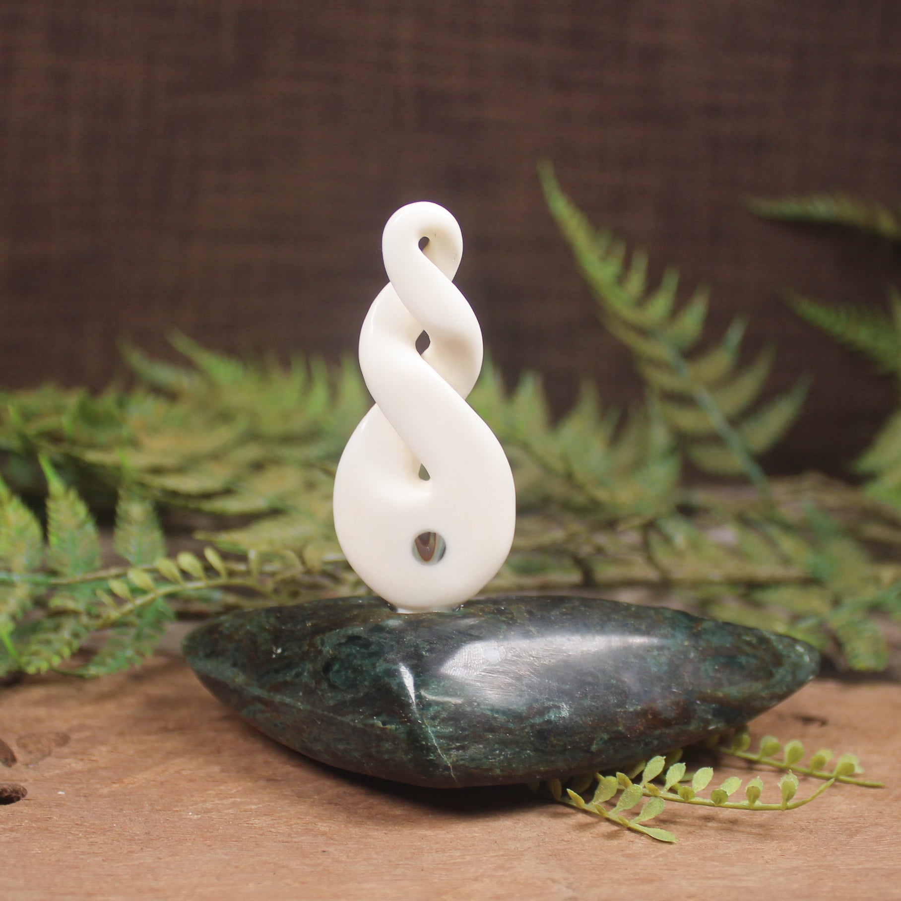 Twist Sculpture carved from bone