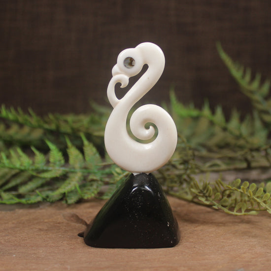 Manaia Sculpture carved from NZ bone