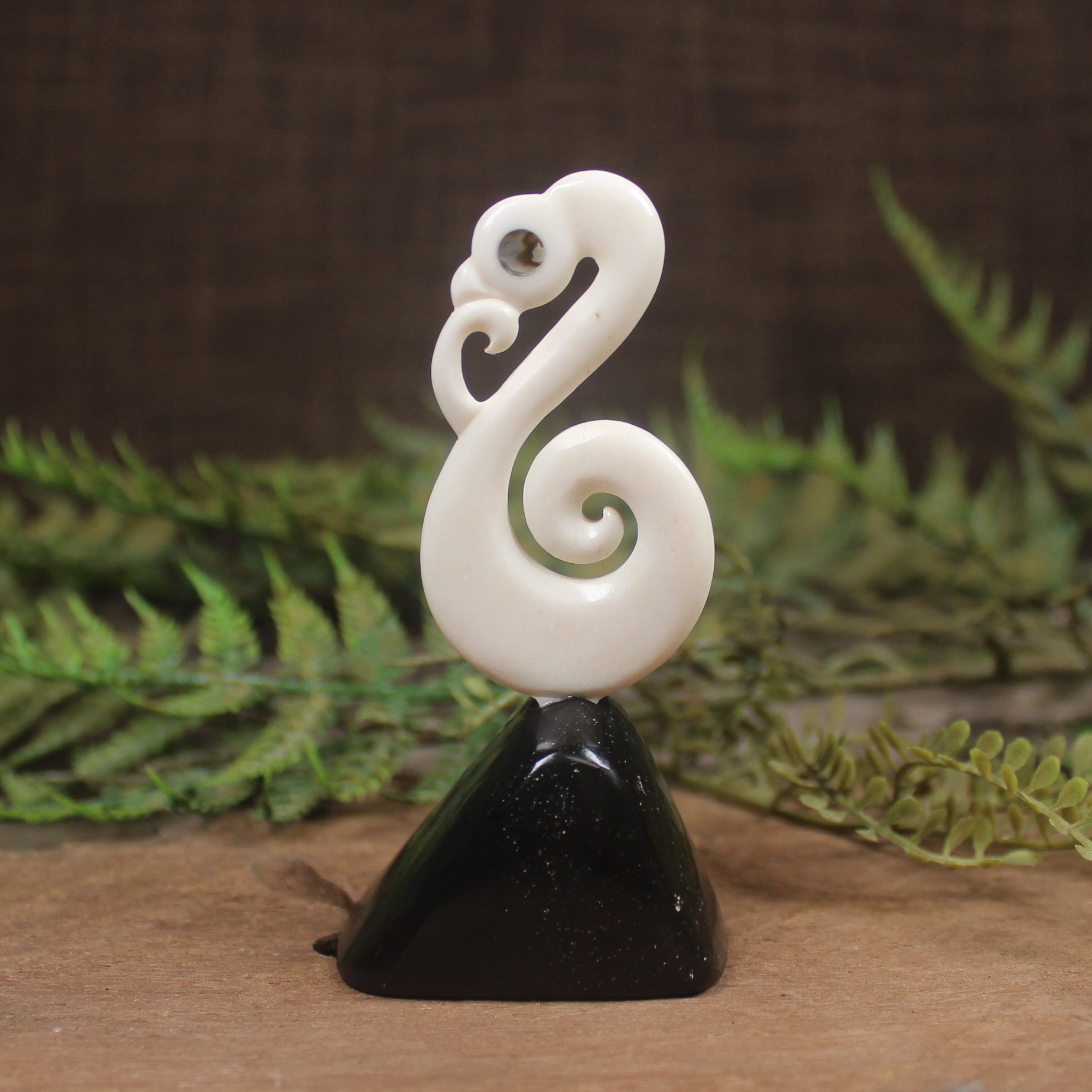 Manaia Sculpture carved from NZ bone