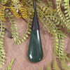 Roimata or Teardrop carved from Inanga Pounamu - NZ Greenstone
