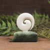 bone koru sculpture