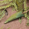 Raukaraka Pounamu Taniwha Tooth pendant