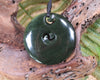 Koru carved from Rimu Pounamu - NZ Greenstone