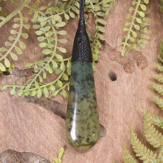 Rimu Pounamu Roimata Pendant - NZ Greenstone