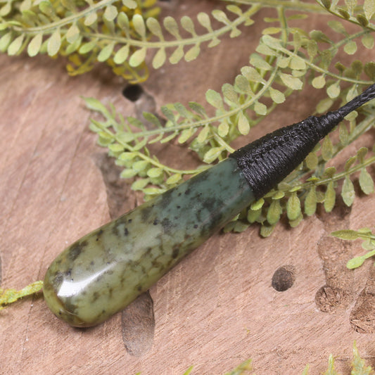 Rimu Pounamu Roimata Pendant - NZ Greenstone