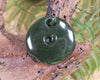 Koru carved from Rimu Pounamu - NZ Greenstone