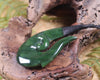 Hei Matau or Fish Hook carved from Kawakawa Pounamu - NZ Greenstone