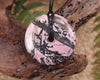 NZ Rhodonite Medium Porowhita Pendant (AZ982)