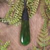 Kawakawa Pounamu Roimata Pendant - NZ Greenstone