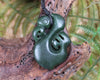 Manaia carved from Kawakawa Pounamu - NZ Greenstone