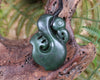 Manaia carved from Kawakawa Pounamu - NZ Greenstone