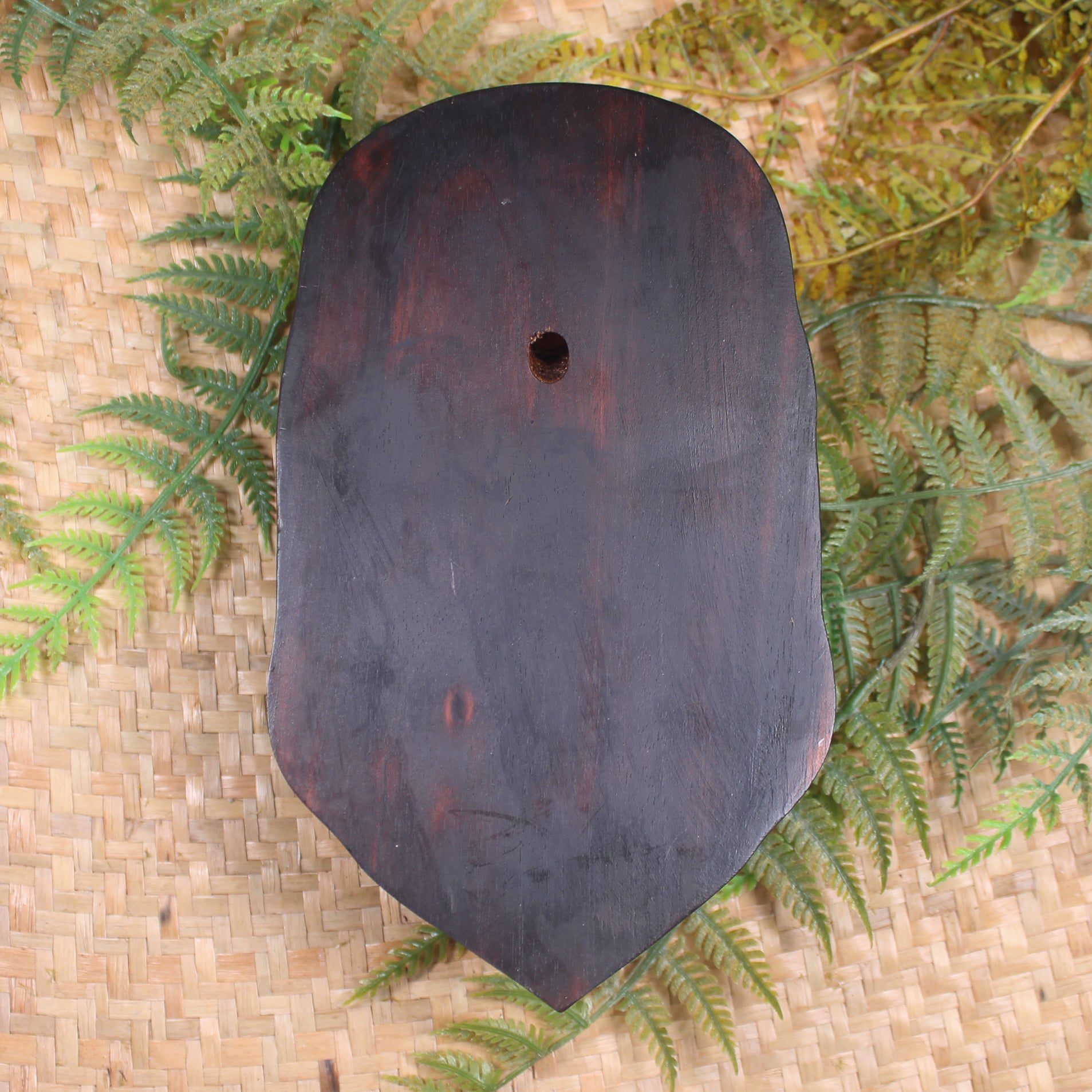 NZ Wood Wheku Mask Sculpture (BA987)