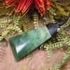 NZ Greenstone Toki Pendant Flower Jade Pounamu