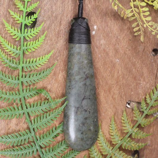 Greywacke roimata pendant