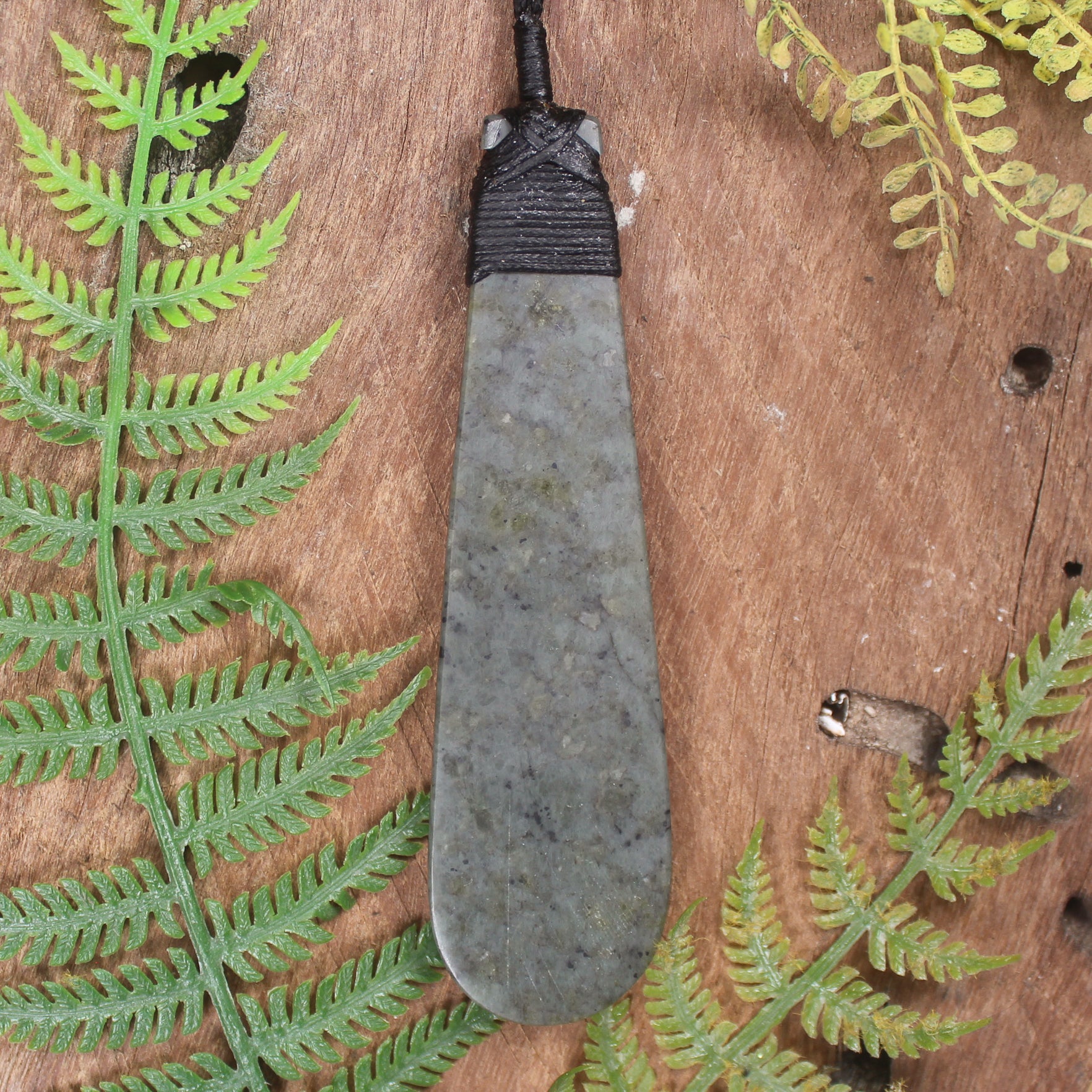 Greywacke roimata pendant