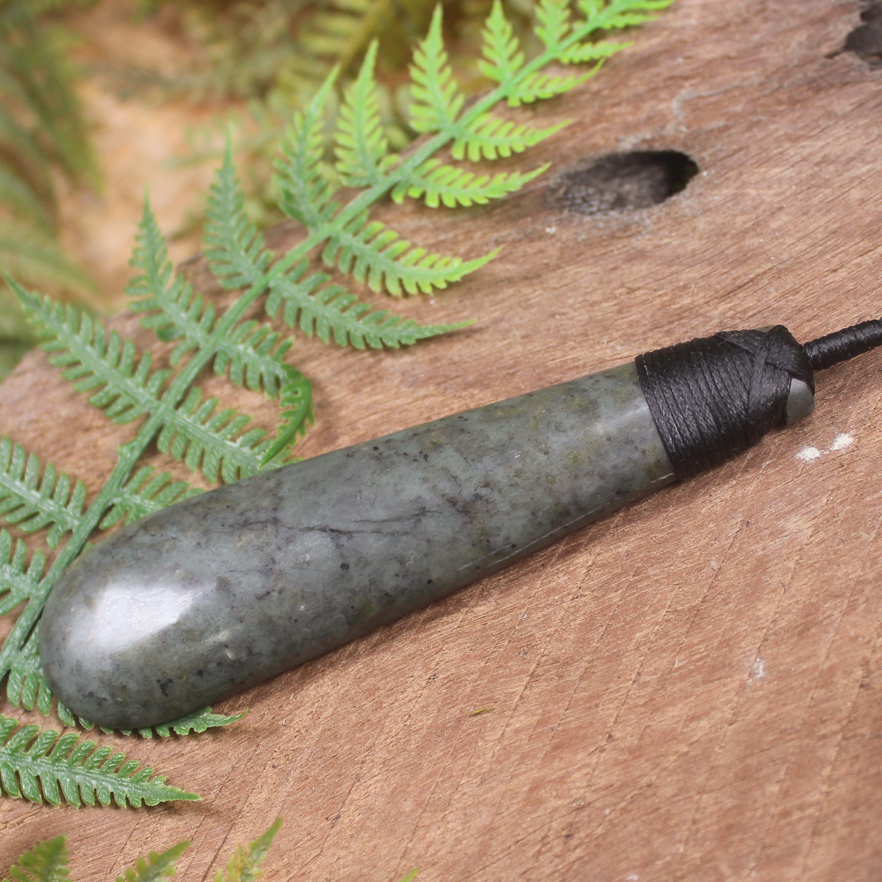 Greywacke roimata pendant