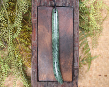 Kawakawa Kapeu Pendant - NZ Greenstone