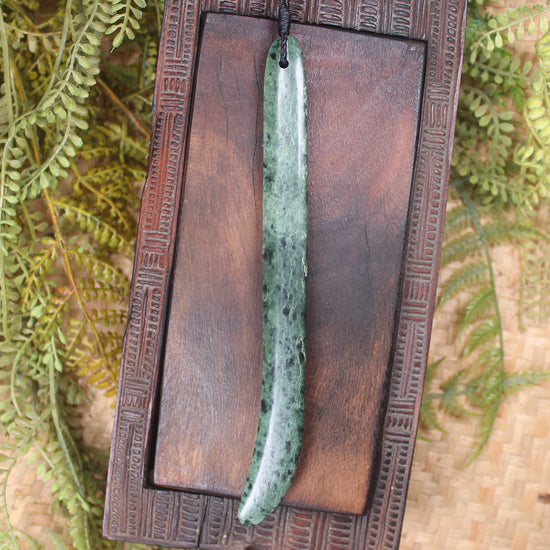 Kawakawa Kapeu Pendant - NZ Greenstone