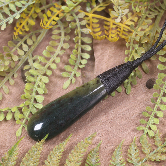 Rimu Pounamu Roimata Pendant - NZ Greenstone