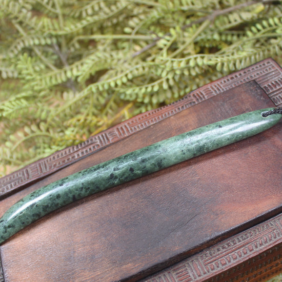 Kawakawa Kapeu Pendant - NZ Greenstone