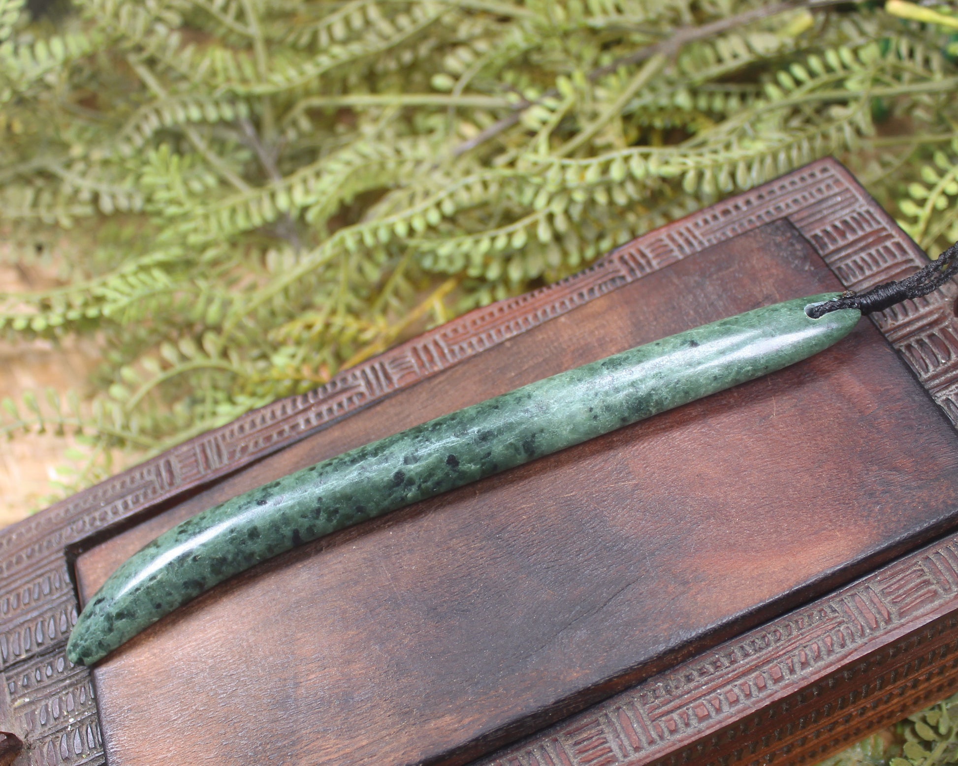 Kawakawa Kapeu Pendant - NZ Greenstone