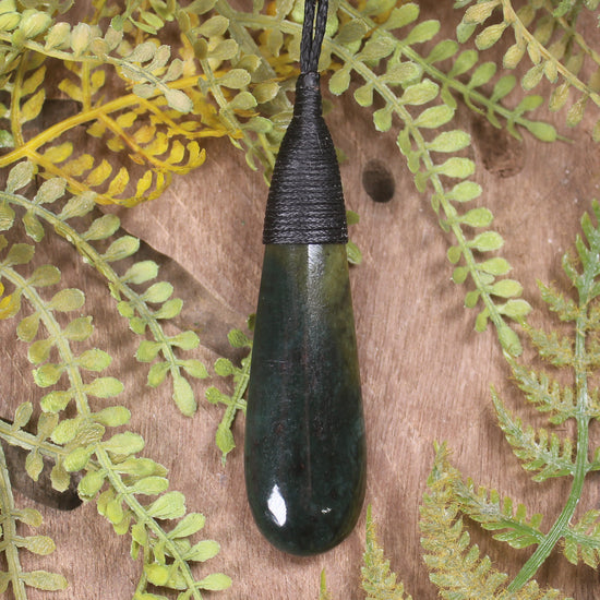 Rimu Pounamu Roimata Pendant - NZ Greenstone