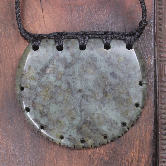 Porowhita carved from NZ Serpentine