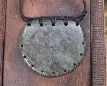 Porowhita carved from NZ Serpentine