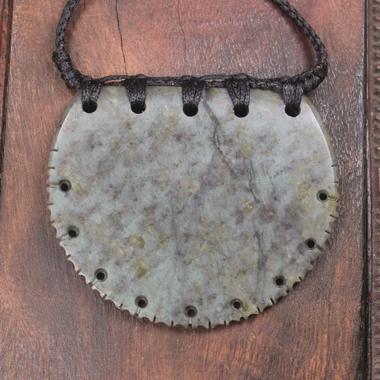 Porowhita carved from NZ Serpentine