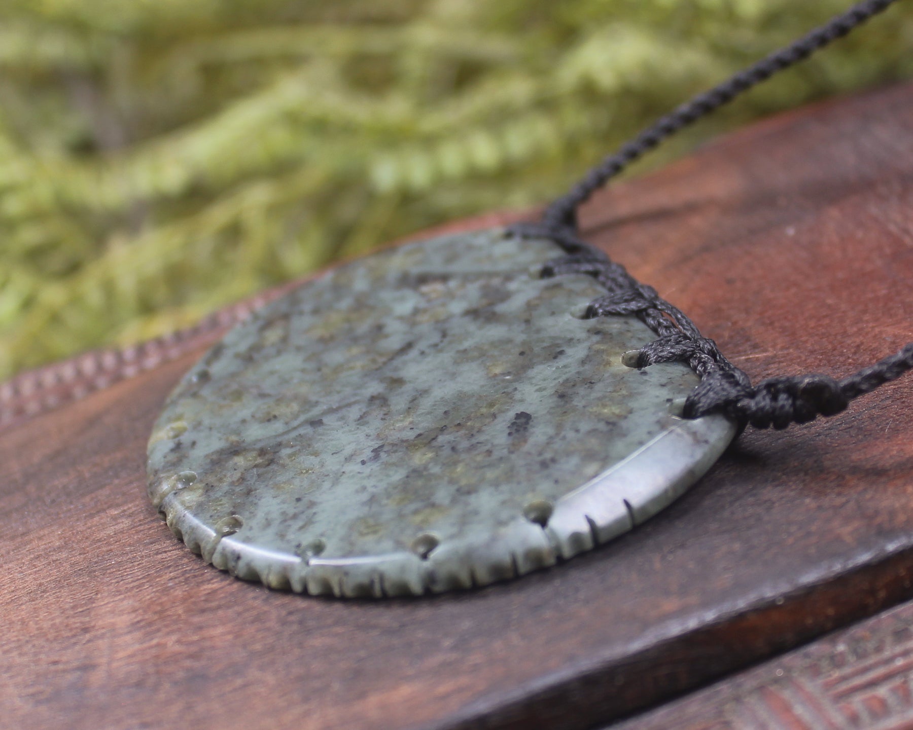 Porowhita carved from NZ Serpentine