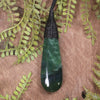 Kawakawa Pounamu Roimata Pendant - NZ Greenstone