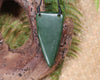 Taniwha Tooth or Niho carved from Kawakawa Pounamu - NZ Greenstone