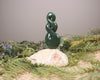 Twist Sculpture carved from Kawakawa Pounamu - NZ Greenstone