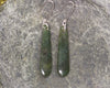 Roimata or Teardrop earrings carved from Rimu Pounamu - NZ Greenstone