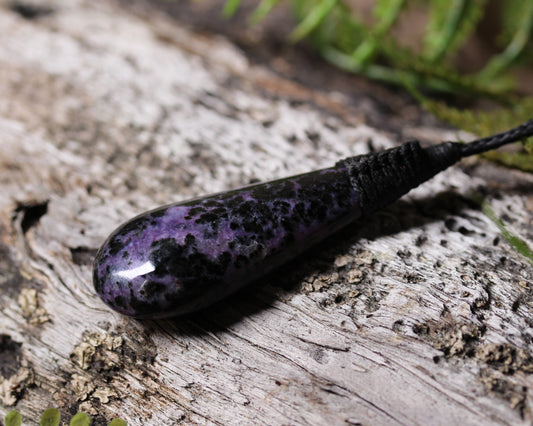 Charoite Small Roimata Pendant (AH493)