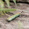 Pounamu Mosaic Small Roimata Pendant