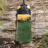 NZ Greenstone Large Toki Pendant (BC172) Flower Jade Pounamu