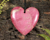 Rhodonite Medium Heart Pendant (BE407)